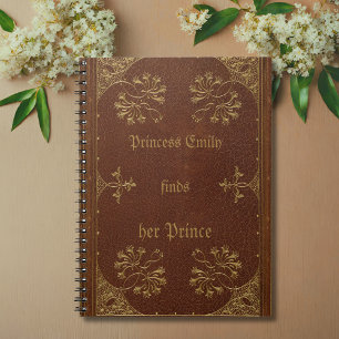 Cuaderno enlace de libros antiguos -personalizado 