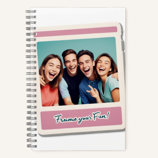 Cuaderno ¡Enmarca tu diversión! 💕 (Anverso)
