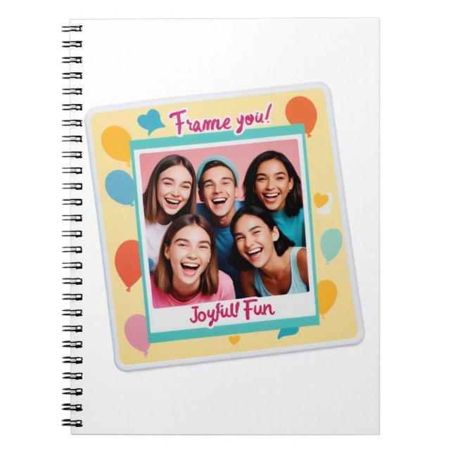 Cuaderno ¡Enmarca tu diversión! 💕 (Frente)