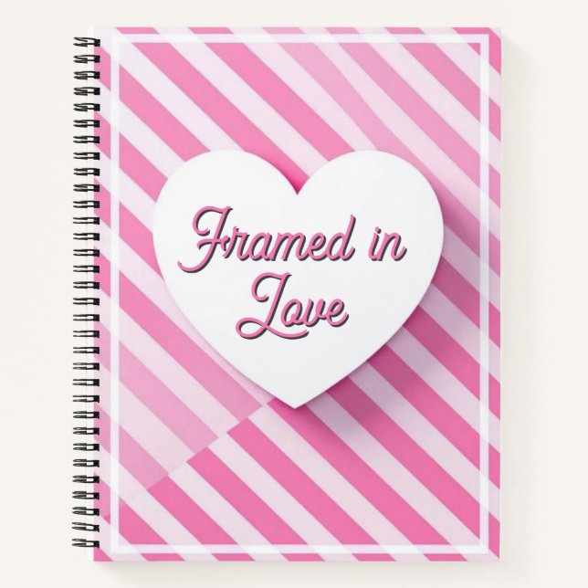 Cuaderno Enmarcado en Amor (Anverso)