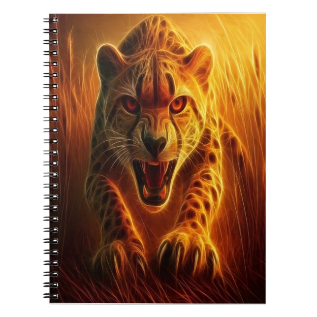 Cuaderno Enraged Cheetah Notebook (Frente)