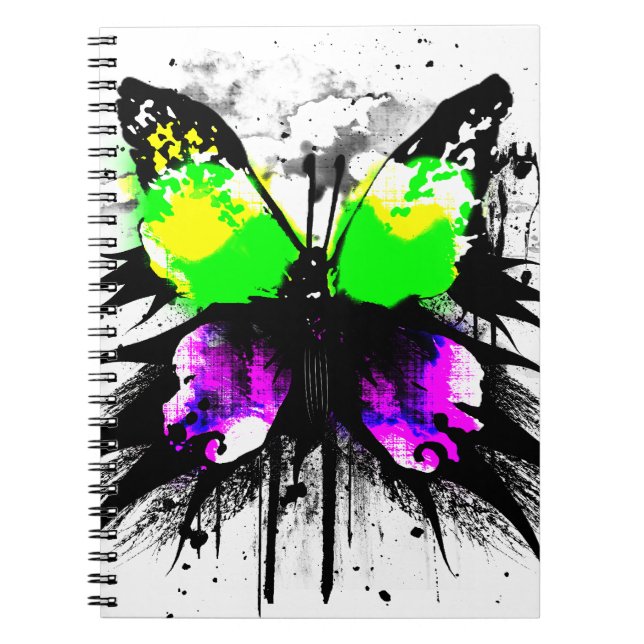 Cuaderno enrrollado de la mariposa (Frente)
