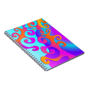 Cuaderno enrrollado del trío del árbol