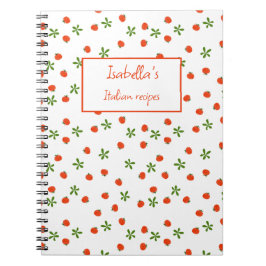 Cuaderno Ensalada caprese cocina italiana whimsical food pa