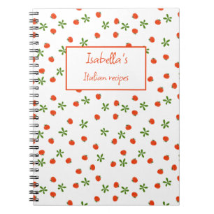 Cuaderno Ensalada caprese cocina italiana whimsical food pa