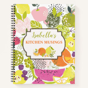 Cuaderno Ensalada de frutas; colchón de frutas de verano