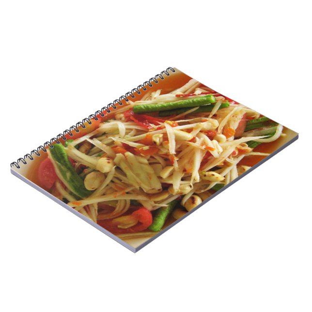 Cuaderno Ensalada de Papaya picante [Som Tam] ... Comida la (Lado Izquierdo)
