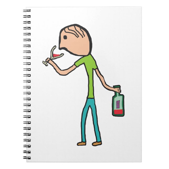 Cuaderno Ensayos de vino de sumiller (Frente)