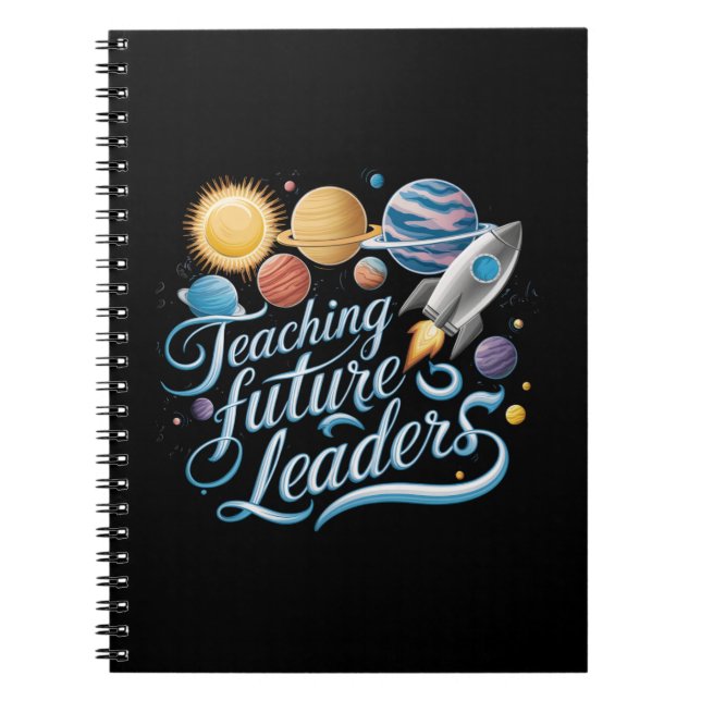 Cuaderno Enseñando a futuros líderes Profesor del planeta e (Frente)