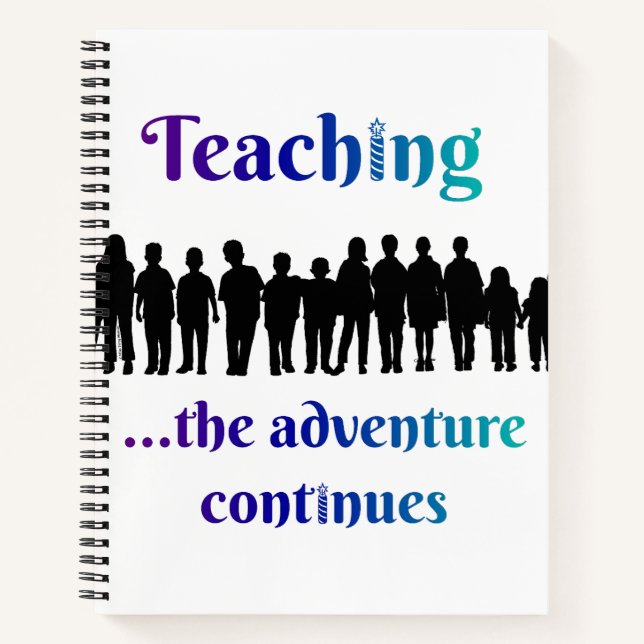 Cuaderno Enseñando, la aventura continúa (Anverso)