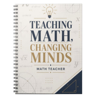 Cuaderno Enseñando Matemáticas Cambiando Mentes Profesor In