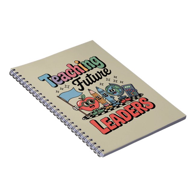 Cuaderno Enseñanza retro a futuros líderes Groovy Maestros (Lado Derecho)