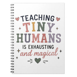 Cuaderno Enseñar a Pequeños Humanos es Agotador y Mágico 