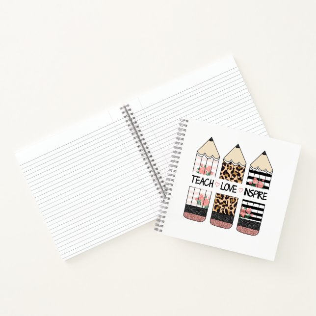 Cuaderno Enseñar Amar Inspirar Cita  (Interior)
