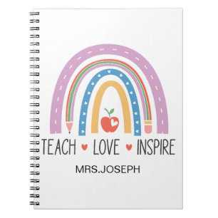 Cuaderno Enseñar Amar Inspirar Profesor