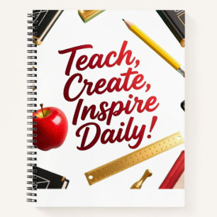 Cuaderno Enseñar, crear, inspirar diariamente