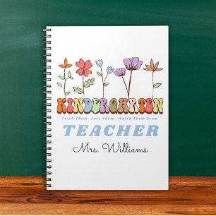 Cuaderno Enseñar Crecer Amor Wildflowers Profesora de guard