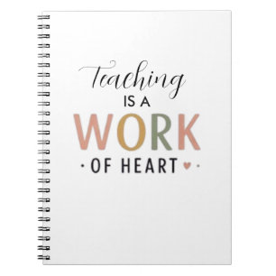 Cuaderno Enseñar Es Un Trabajo Del Corazón