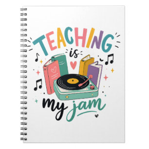 Cuaderno Enseñar Retro Es Mi Pasatiempo Disco de Vinilo Pro