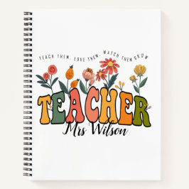 Cuaderno Enséñenles Que Les Aman Observar. Profesor persona