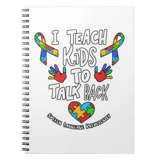 Cuaderno Enseño A Los Niños A Hablar De La Terapia Del Leng (Frente)