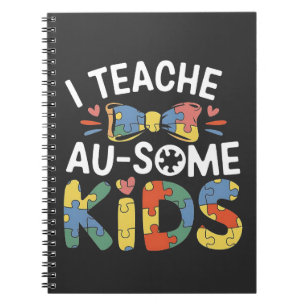 Cuaderno Enseño a niños au-some Conciencia del Autismo Prof