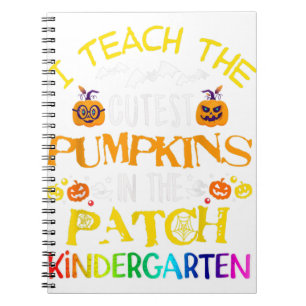 Cuaderno Enseño Calabazas Cutest En El Parche Kindergarten