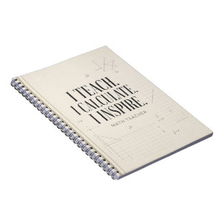 Cuaderno Enseño Calculo Inspiro Profesor de Matemáticas