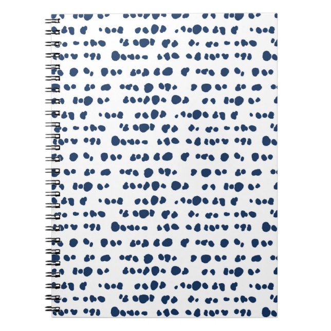 Cuaderno Entintado - añil (Frente)