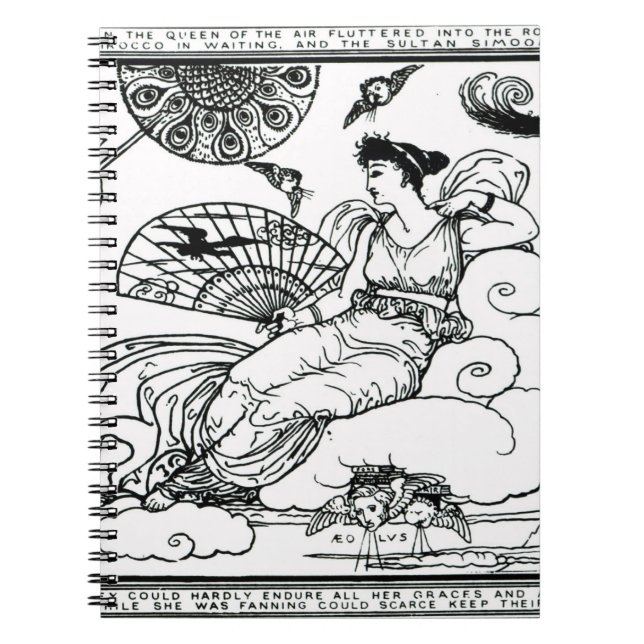 Cuaderno 'Entonces la Reina del Aire entró fluidamente en l (Frente)