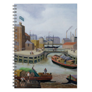 Cuaderno Entrada al muelle del canal del regente