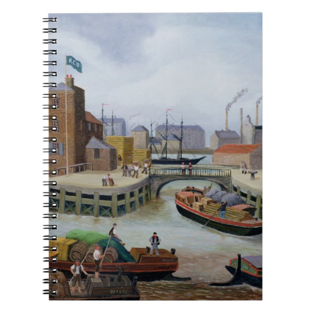 Cuaderno Entrada al muelle del canal del regente (Frente)