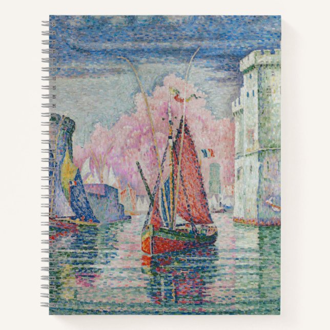 Cuaderno Entrance of La Rochelle Harbor, Paul Signac (Anverso)