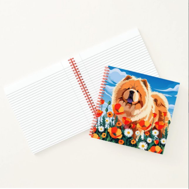 Cuaderno ENTRE LAS AMAPOLAS Chow  (Subido por el creador)
