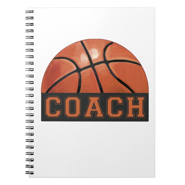 Cuaderno Entrenador de baloncesto (Frente)