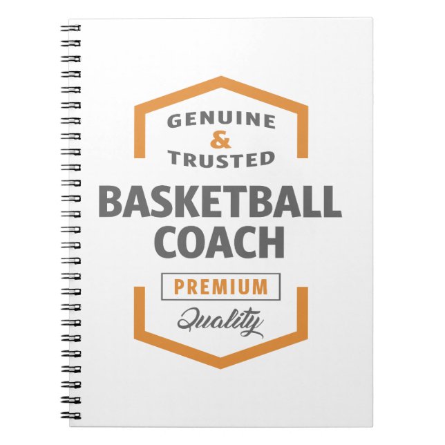 Cuaderno Entrenador de baloncesto (Frente)