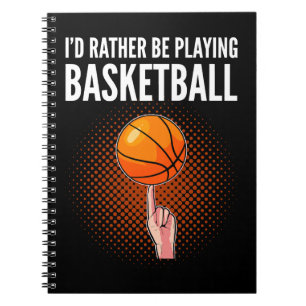 Cuaderno Entrenador De Baloncesto Prefiere Jugar Baloncesto
