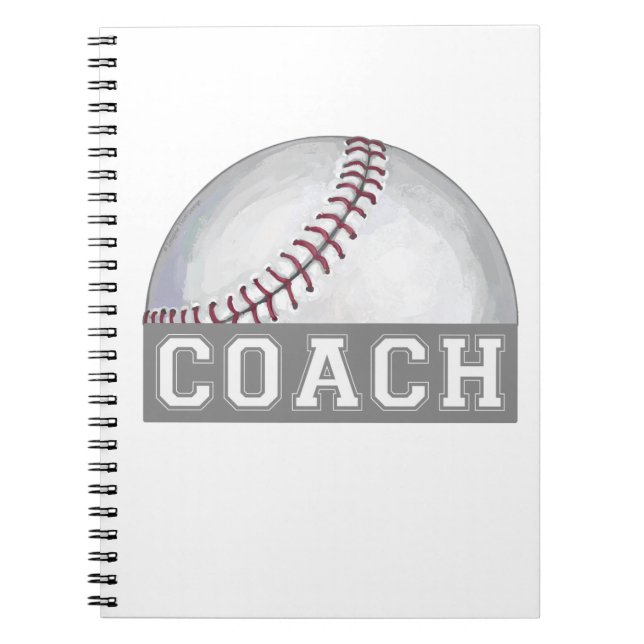 Cuaderno Entrenador de béisbol (Frente)
