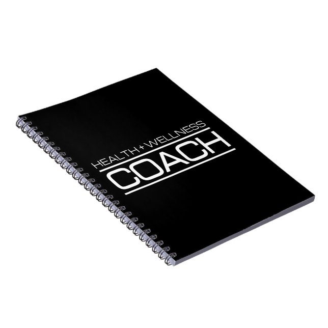 Cuaderno Entrenador de bienestar de salud Fitness Personal  (Lado Derecho)