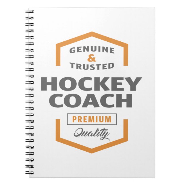 Cuaderno Entrenador de hockey (Frente)