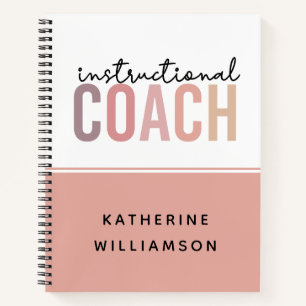 Cuaderno Entrenador de instrucción personalizado - Regalos 