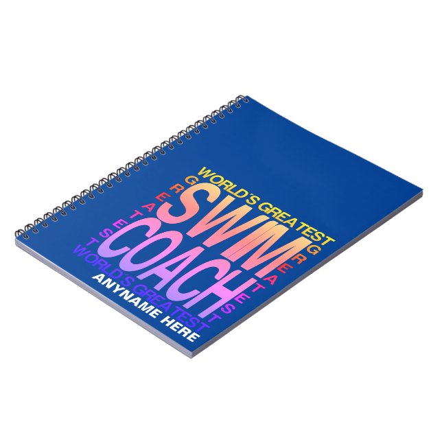 Cuaderno Entrenador de natación más grande del mundo (Lado Izquierdo)