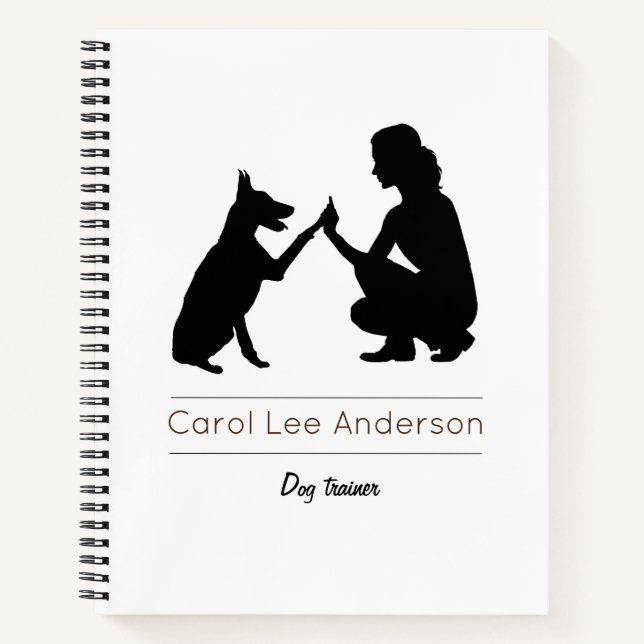 Cuaderno Entrenador de perros (Anverso)