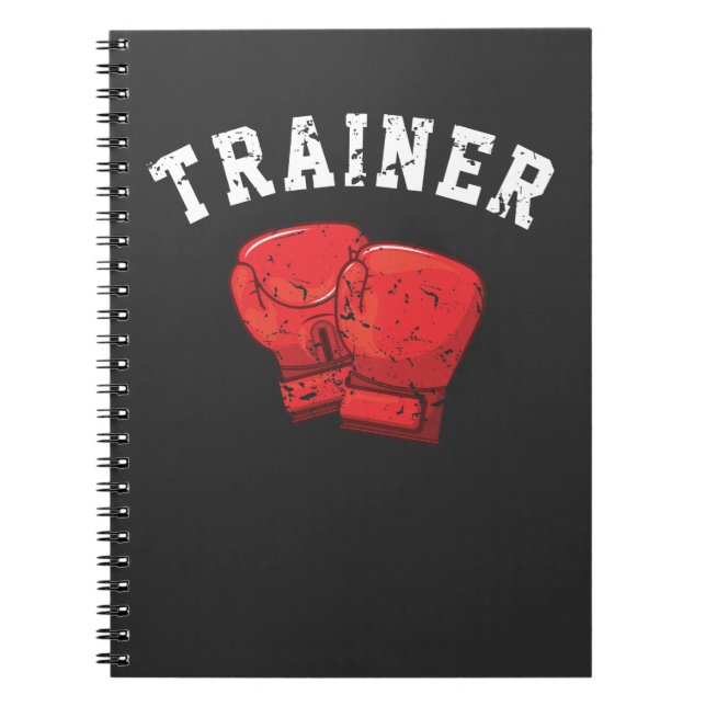 Cuaderno Entrenamiento de Boxeador Personal Coach Box (Frente)
