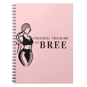 Cuaderno Entrenamiento Personal de Fitness Femenino Minimal