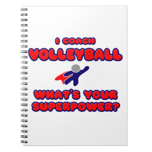Cuaderno Entrenaré Voleibol. ¿Cuál es tu superpoder?