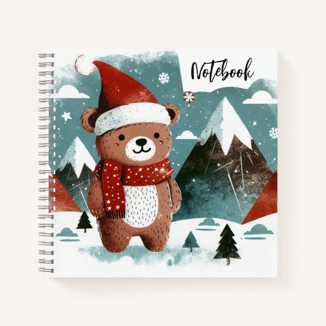 Cuaderno Entusiasmo Alpino – Oso Santa en un País de las Ma (Anverso)
