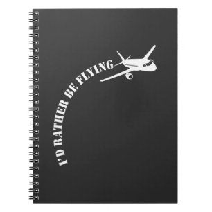 Cuaderno Entusiasta de aviación del piloto de aviones volad