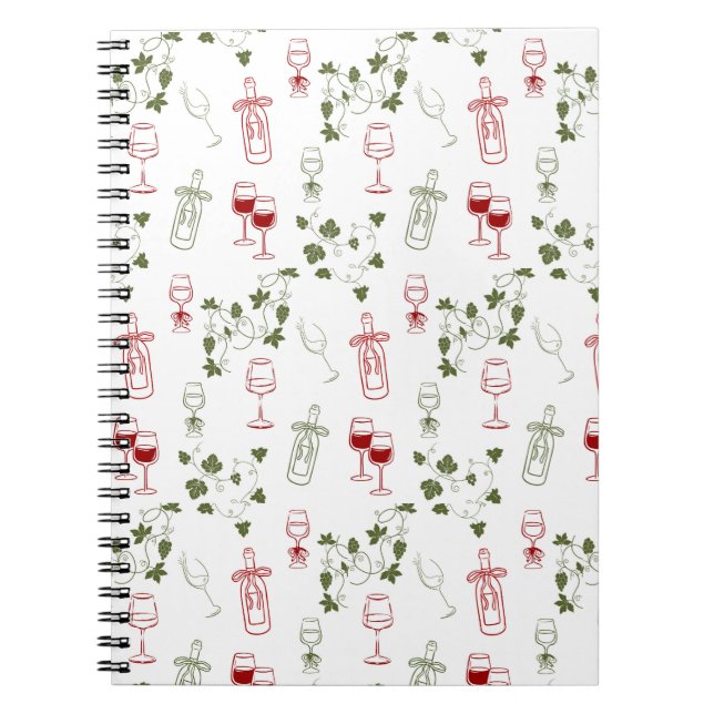 Cuaderno Envejeciendo como un buen vino (Frente)
