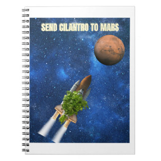 Cuaderno Enviar Cilantro al bloc de notas de Marte